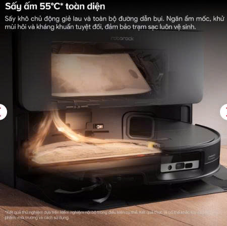 Robot hút bụi Roborock Saros 20 Sonic | Lực hút 35.000 Pa
