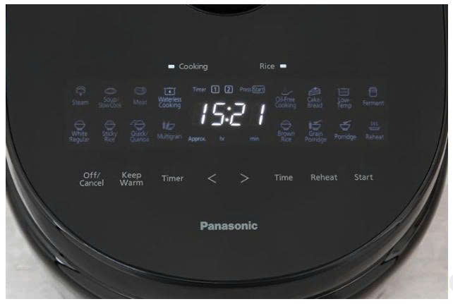 Nồi cơm điện tử Panasonic 1.8 lít SR-DM184KRA