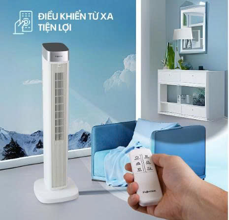 Quạt tháp Fujihome TF-51E có điều khiển từ  xa
