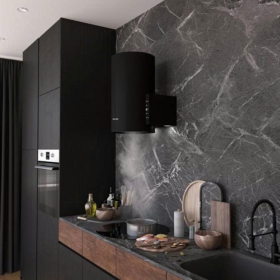 Máy hút khử mùi hình trụ màu đen Faster TL1336