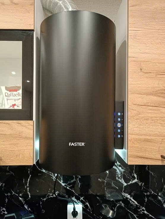 Máy hút khử mùi hình trụ màu đen Faster TL1336