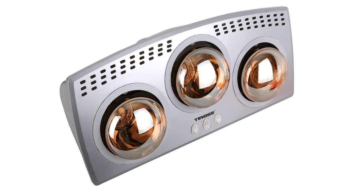 Đèn sưởi nhà tắm Tiross TS9292, 3 bóng