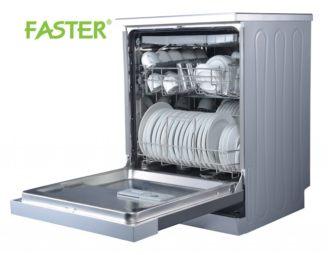 Máy rửa bát sấy khô Faster Turbodry 633AS