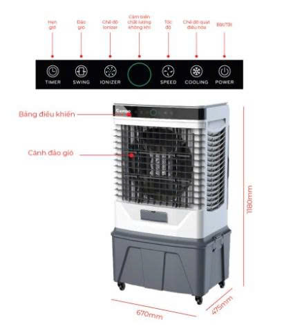 Quạt điều hòa Rapido Windy D