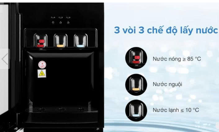 Cây nước nóng lạnh Midea YL1836S-B 520W