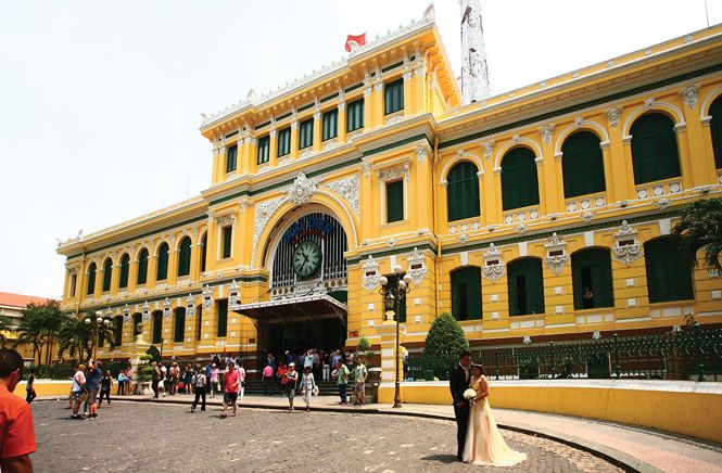 Saigon Central Post Office in Ho Chi Minh City