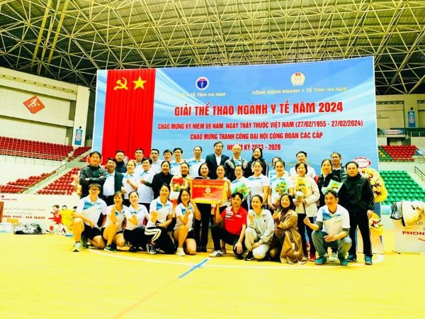 BVĐK TỈNH HÀ NAM GIÀNH GIẢI NHẤT TOÀN ĐOÀN GIẢI TT NGÀNH Y TẾ NĂM 2024