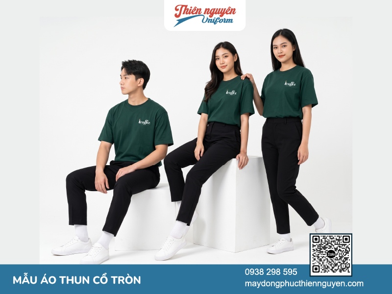 Giải pháp đồng phục áo thun cổ tròn tiết kiệm ngân sách cho startup