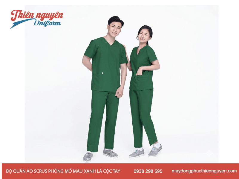 Top 5+ mẫu đồng phục scrubs y tế cao cấp thấm hút tốt cho ca trực dài!