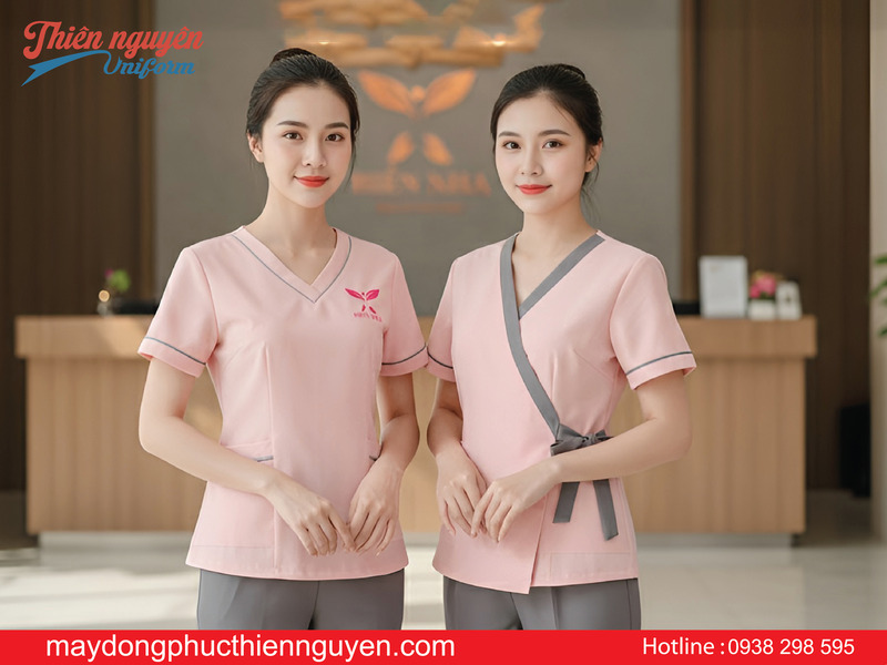 May đồng phục spa tại Bình Dương