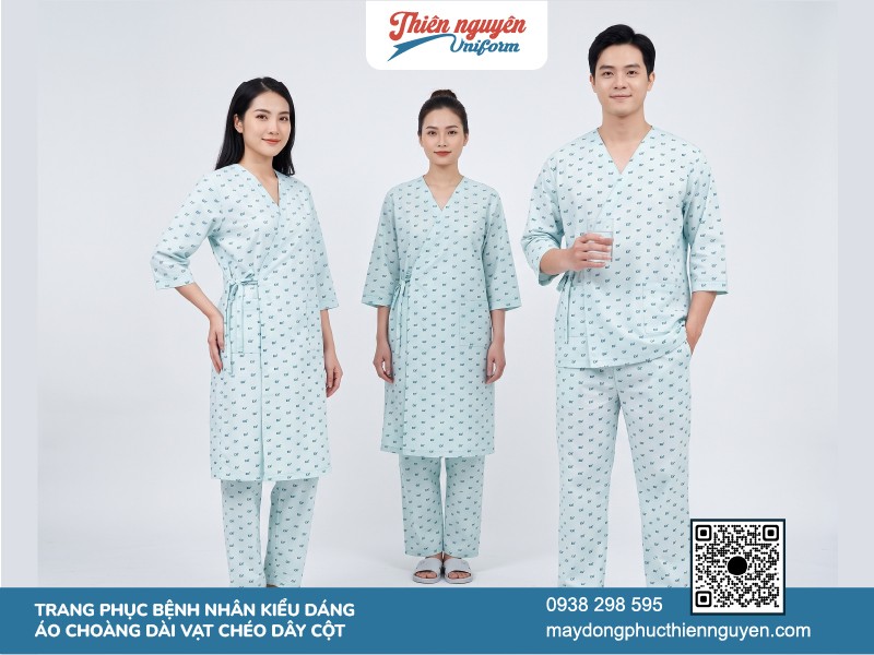 Top 5+ mẫu đồng phục bệnh nhân phổ biến nhất hiện nay