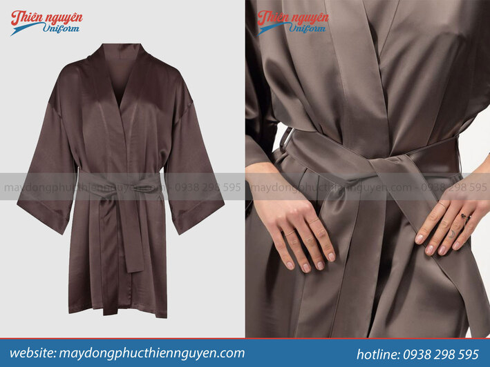 may áo choàng spa nữ