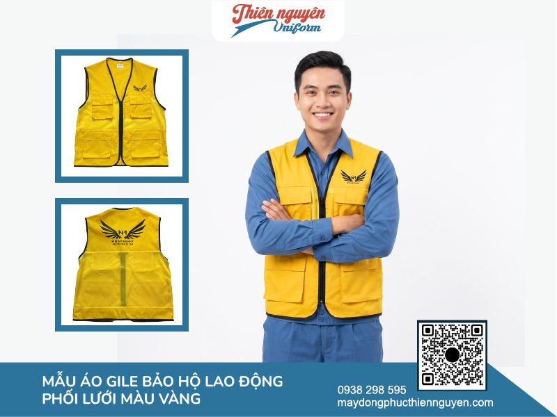 Đồng phục áo gile bảo hộ lao động