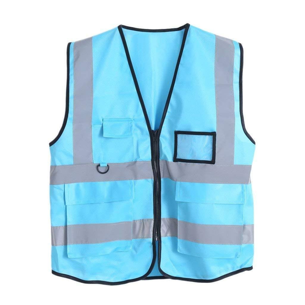 áo gile bảo hộ xanh 