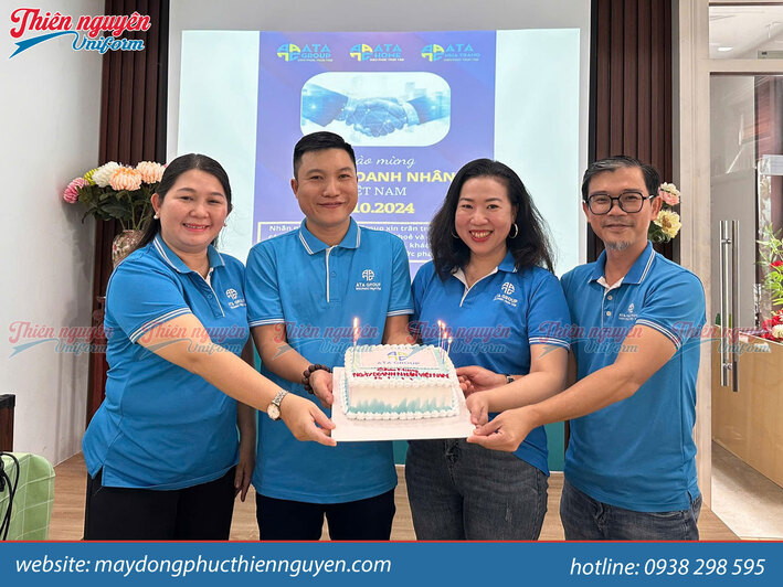Mẫu áo polo đồng phục nhân viên Công Ty ATA HOME