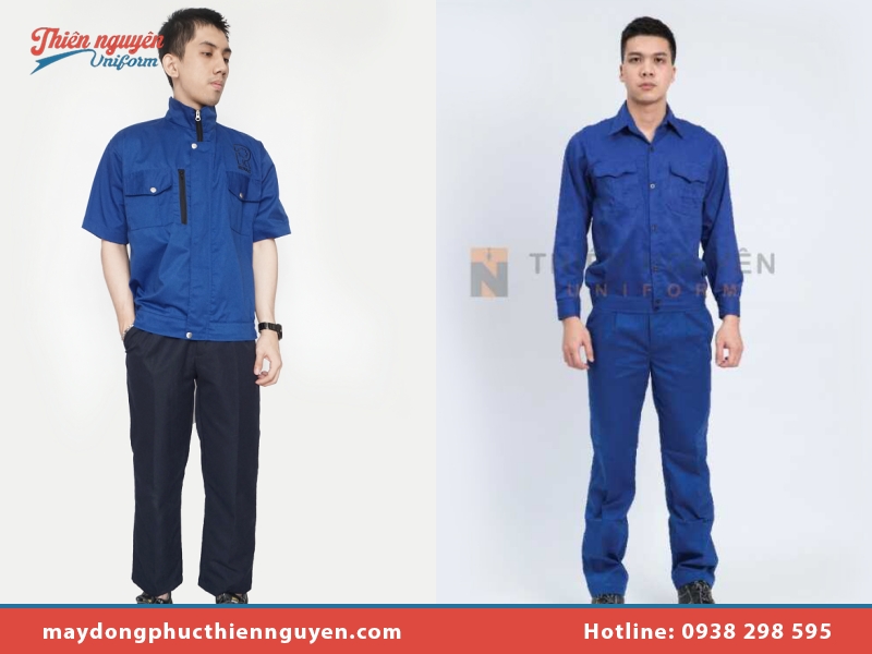 Đặt may áo sơ mi công nhân tại Thiên Nguyên