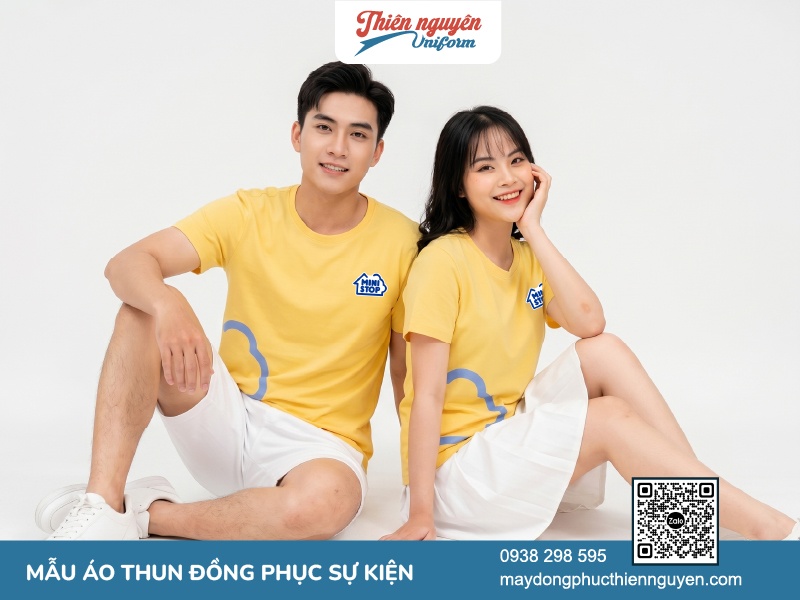 Bí quyết đặt may áo thun đồng phục sự kiện số lượng lớn