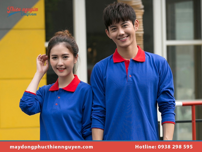 Áo thun tay dài cổ tròn - Phong cách đơn giản, năng động