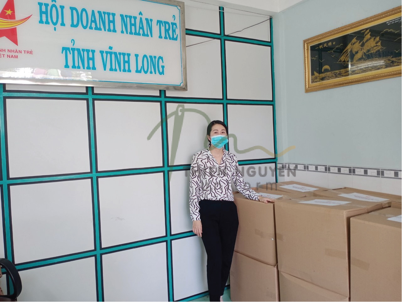 bàn giao đồng phục bảo hộ tỉnh Vĩnh Long