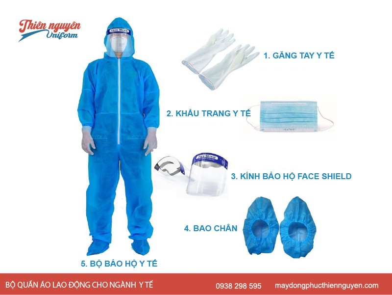 Các loại đồ y tế quan trọng đảm bảo an toàn khi làm việc môi trường có vi khuẩn 