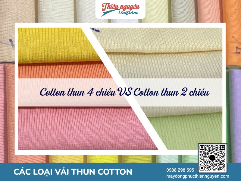 Phân biệt vải thun cotton phổ biến trên thị trường hiện nay