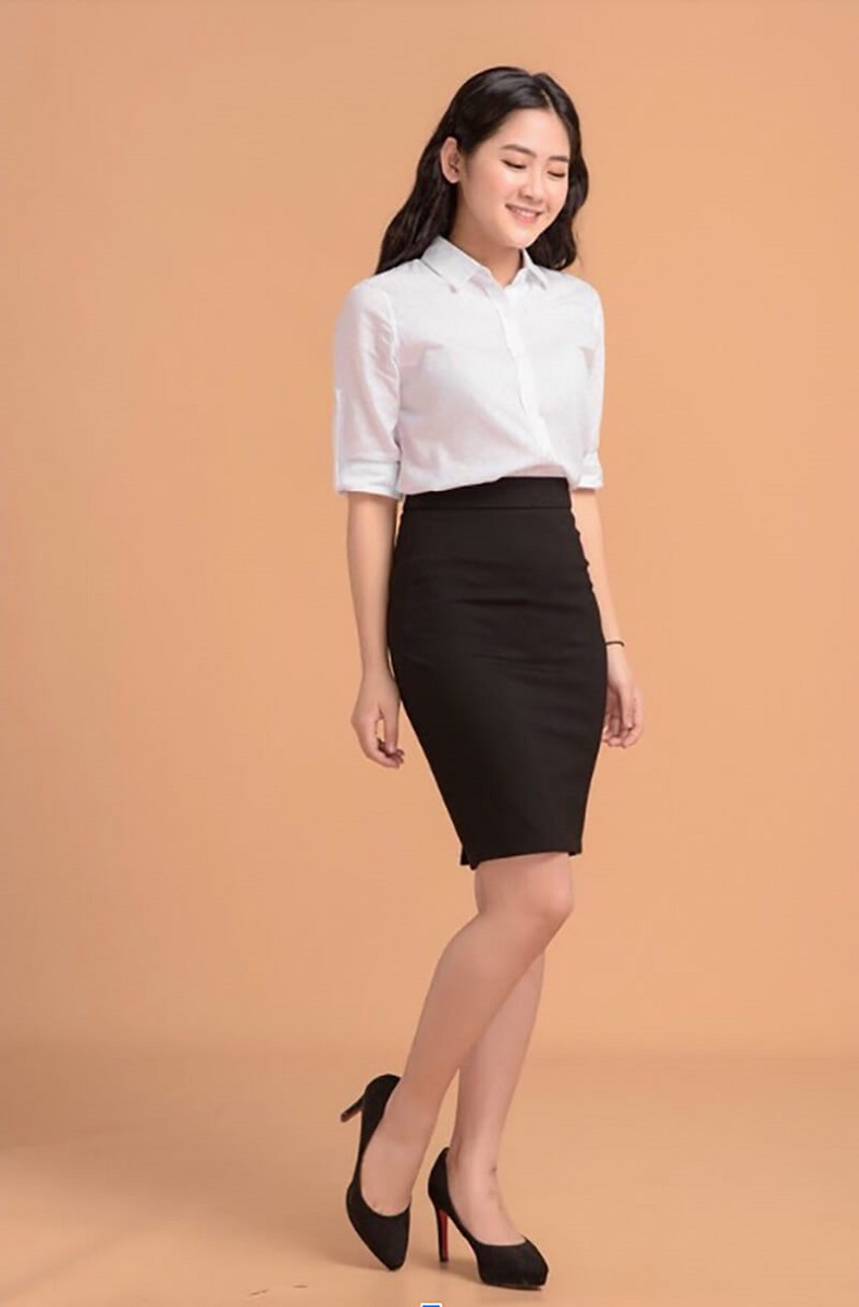 chân váy công sở