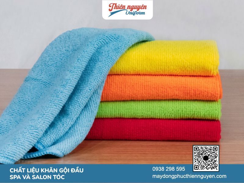 Màu sắc khăn gội đầu spa mềm mại