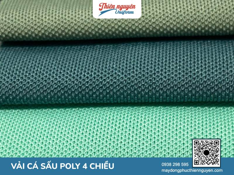 Hướng dẫn cách nhận biết vải cá sấu poly 4 chiều