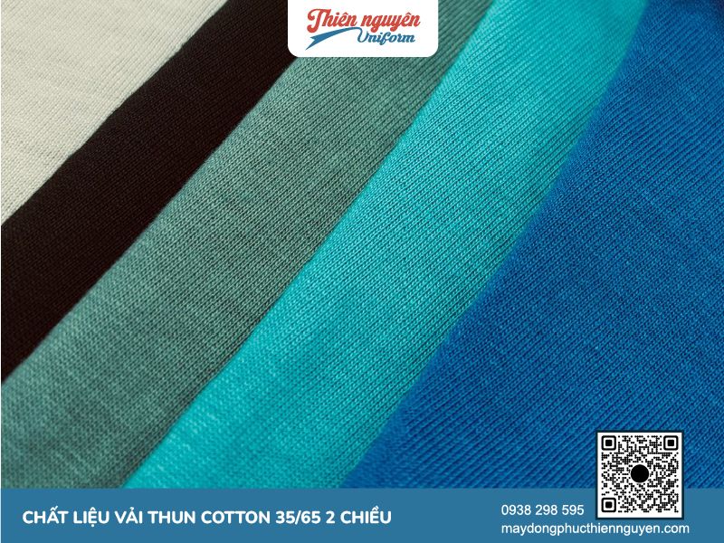 Các mẹo giúp cho vải thun cotton 35/65 (TC) giữ được màu và form dáng bền lâu