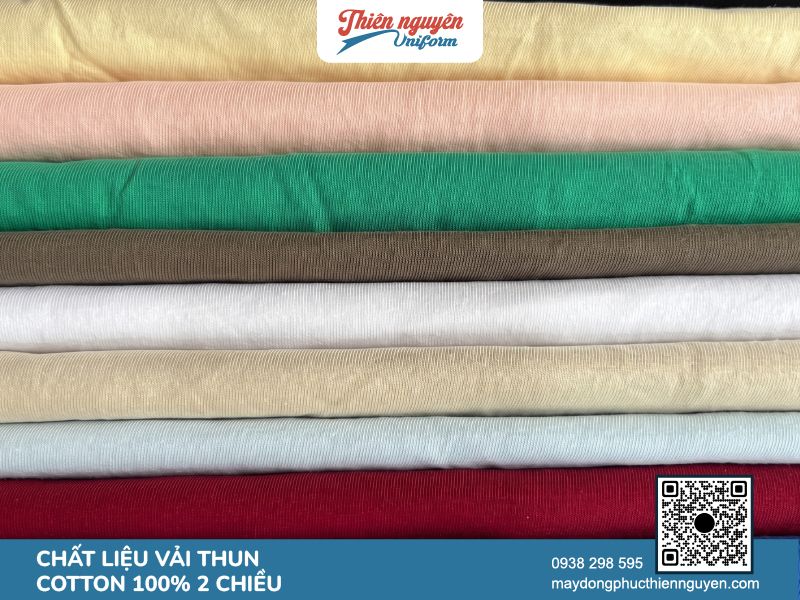 Đánh giá các tính năng nổi bật và hạn chế của dòng vải thun cotton 100% 2 chiều