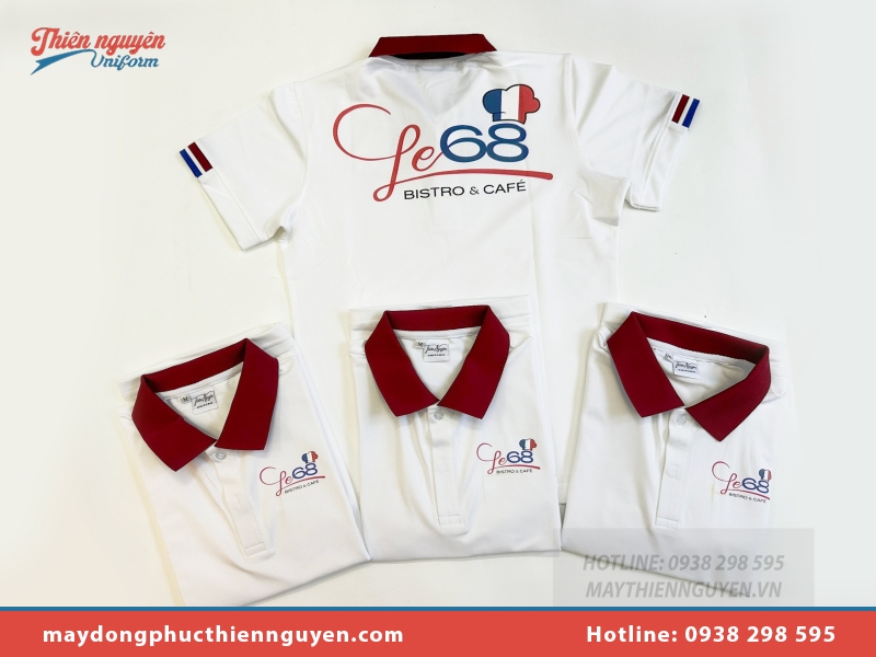 Mẫu thiết kế đồng phục áo thun có cổ đẹp và chuyên nghiệp