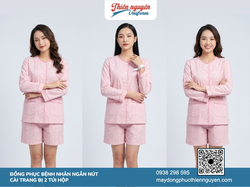 Mẫu quần áo bệnh nhân thiết kế hiện đại cho các phòng khám