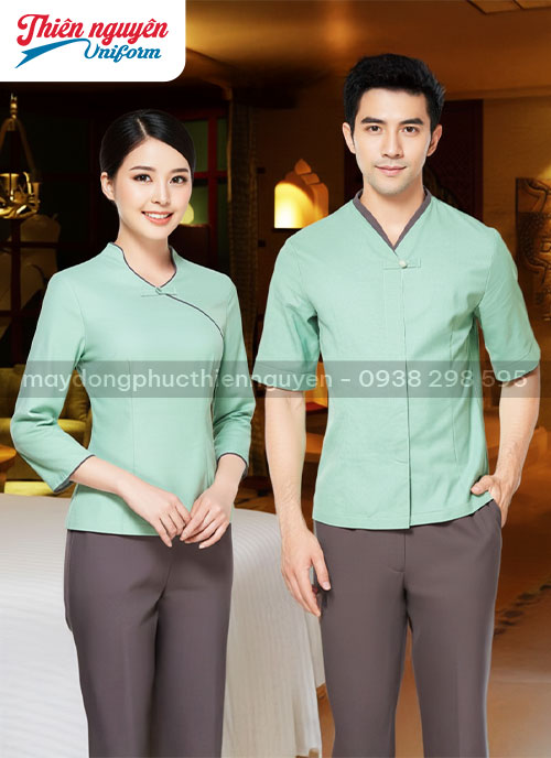 Mẫu đồng phục buồng phòng khách sạn 5 sao