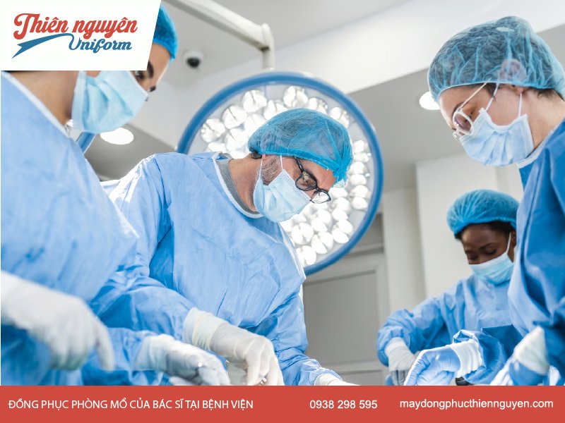 Đồng phục dành cho bác sĩ phẫu thuật tại phòng mổ