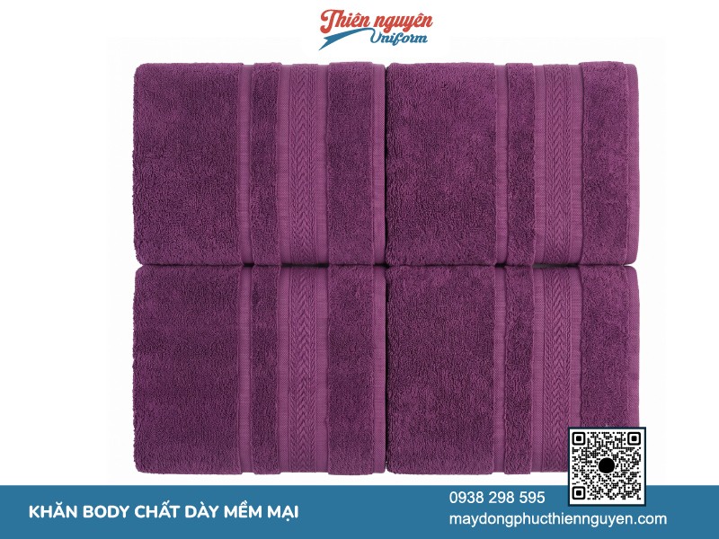 Mẫu khăn đắp body spa chất liệu sơi bông cotton