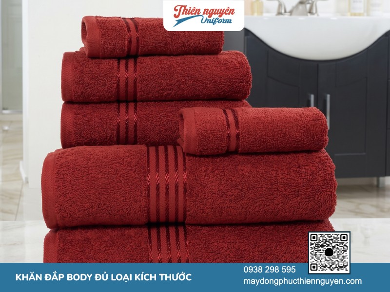 Khăn body đủ mọi kích thước tiêu chuẩn cho spa