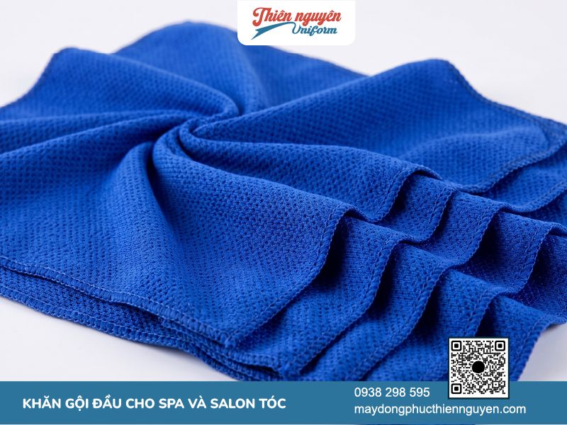 Mẫu khăn gội đầu chuyên dụng cho các spa và salon tóc