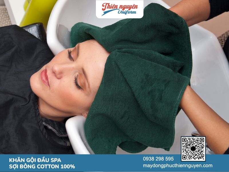 Dòng sản phẩm khăn gội đầu spa mới nhất của Thiên Nguyên Uniform