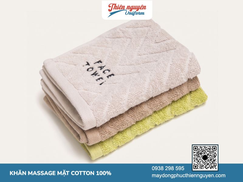 Tông màu khăn xông hơi spa tạo điểm nhấn cho thương hiệu doanh nghiệp