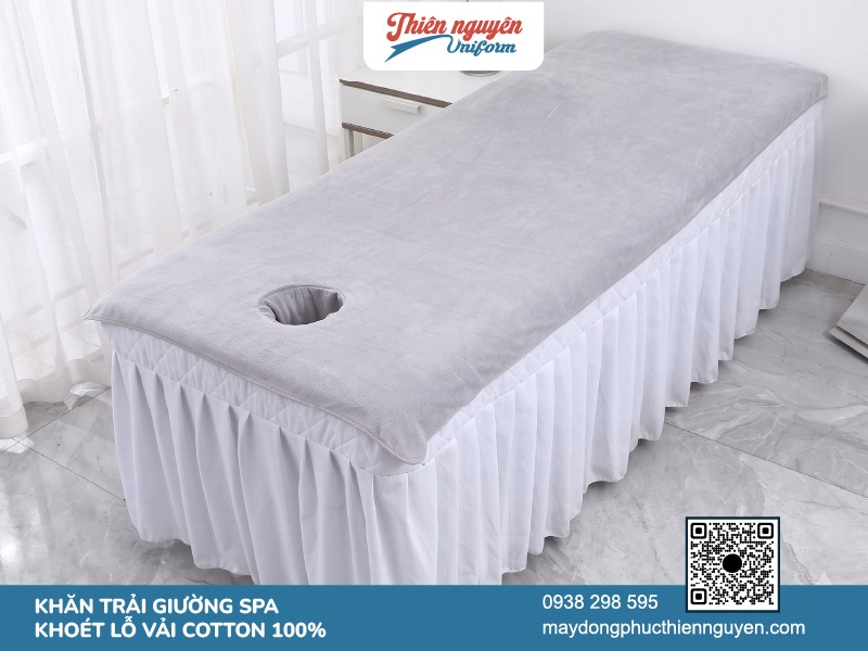Kích thước bản rộng cho khăn trải giường spa