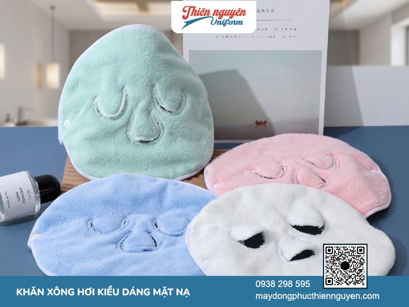Khăn xông hơi đắp mặt dạng mặt nạ