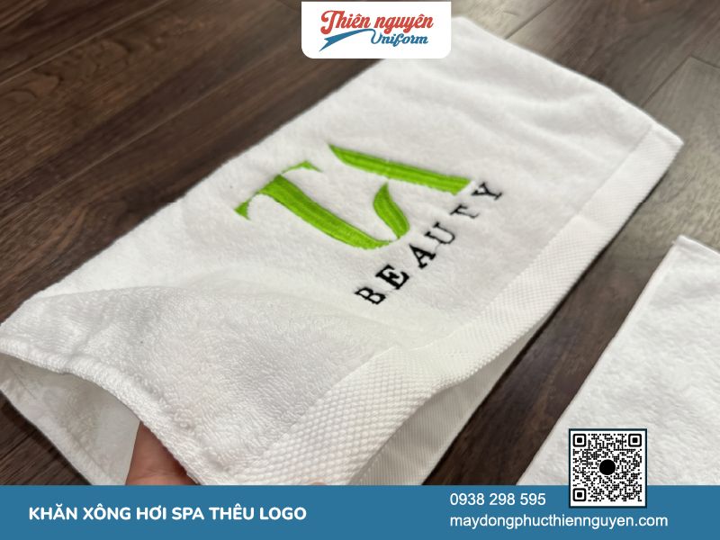 Mẫu khăn đắp mặt xông hơi spa sợi bông cotton cao cấp
