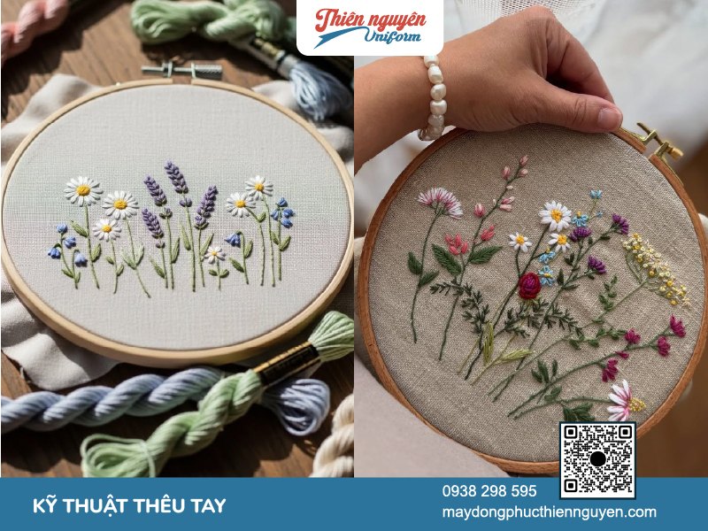 Kỹ thuật thêu tay thủ công truyền thống