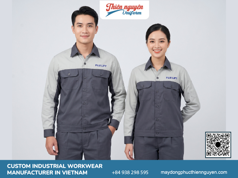 Custom industrial workwear manufacturing in Vietnam