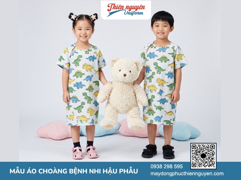 Áo choàng bệnh nhi hậu phẫu