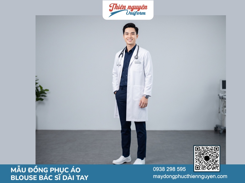 Kiểu dáng đồng phục áo blouse dài tay
