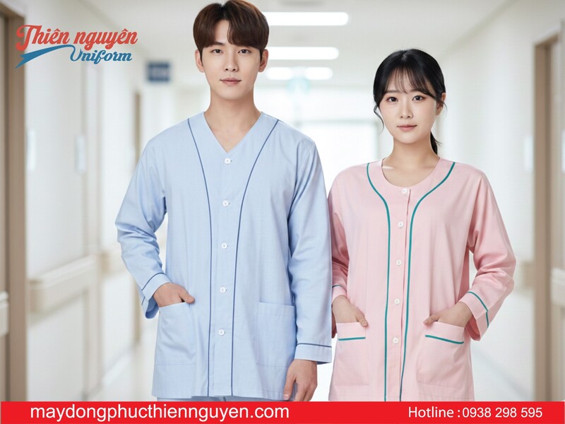 Mẫu đồng phục quần áo bệnh nhân nam nữ 