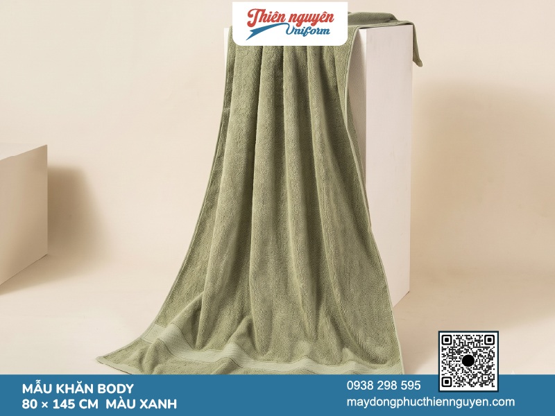 Mẫu khăn body spa bản to che phủ trọn vẹn