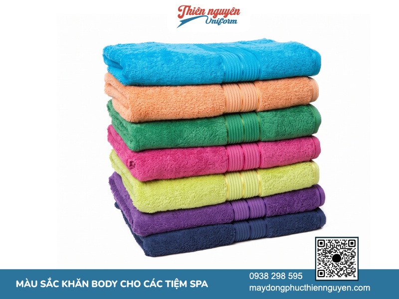 Khăn body spa chất liệu mềm mại siêu thấm hút