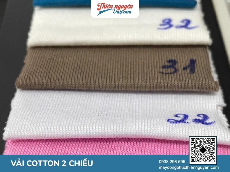 Chất liệu vải cotton 2 chiều